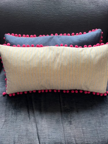 Pair handmade cotton linen - handmade, cotton/linen