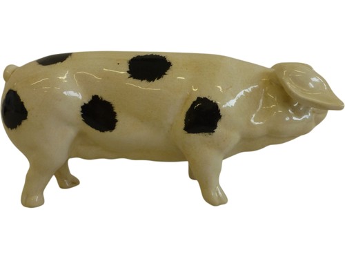 Acorn pottery spotted - acorn,