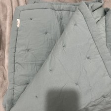 M&S Fired Earth Cotton with Linen Bedspread Size Large New Without Tags