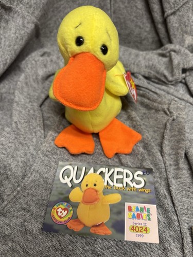 Beanie baby quackers the - baby,