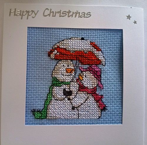 Christmas card completed cross - completed,