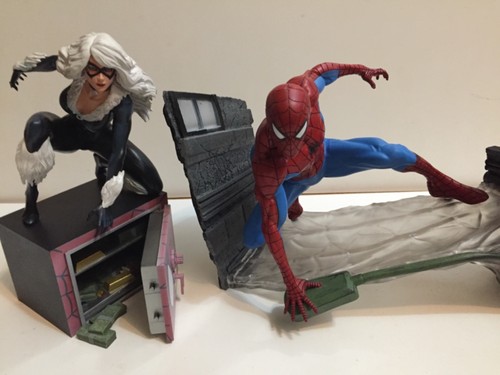 Spiderman and black cat - black,