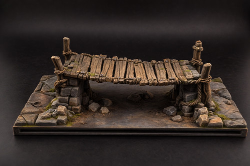 Dungeon rope bridge tile 28mm - rope,
