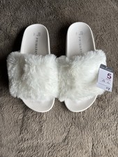 New Primark Faux Fur Sliders