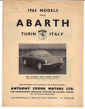 Abarth 1964 UK Market Foldout