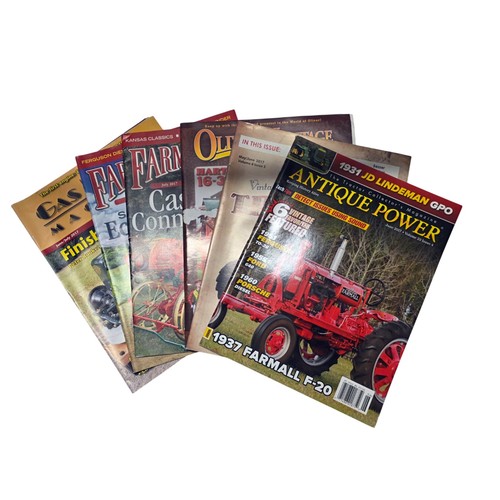 Lot tractor magazines - of,