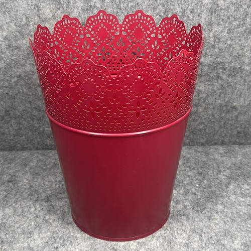 Ikea skurar lace effect red - lace,