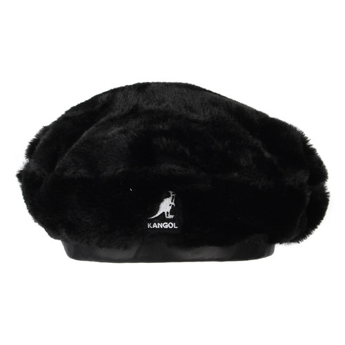 Kangol faux fur beret - fur, black