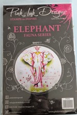Pink Ink Designs. Elephant clear stamps  