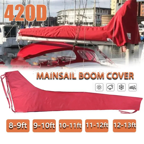 420d red mainsail boom - 420d, sail