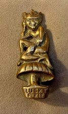 VINTAGE SOLID CAST BRASS LUCKY
