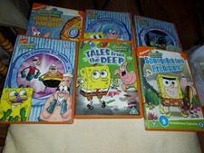 6 spongebob dvds  season 2 discs 1 2 3 home sweet tales deep prehistoric uk dvds