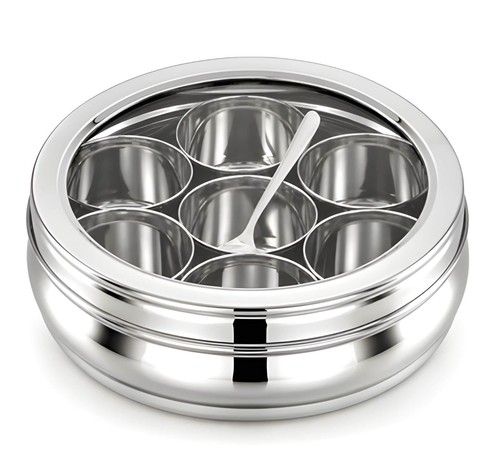 Stainless steel masala - stainless, dabba