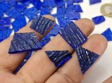 Blue Stained Glass Offcuts