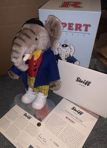 New boxed steiff rupert - new,