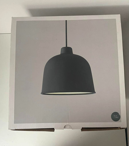 Muuto gray grain pendant - grain, lamp