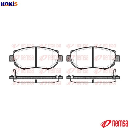 Brake pad set - brake,