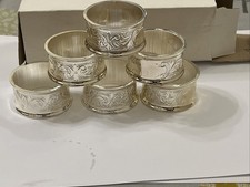 Silver-Plated Napkin Rings
