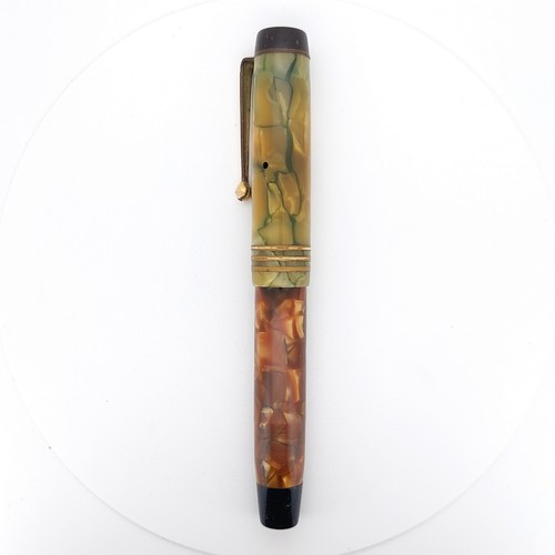 Vintage parker duofold - parker, brown