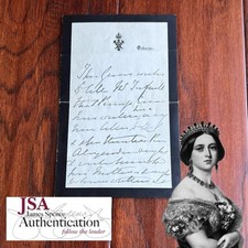QUEEN VICTORIA Autograph