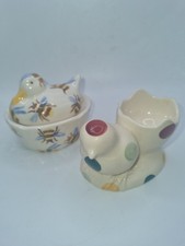 Emma Bridgewater Bee Duck Coddler & Polka Dot Chick Egg Cup
