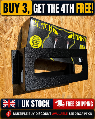 Black mamba nitrile glove - black,