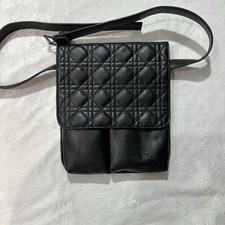 Christian Dior Quilted Black Leather Makeup Brush Belt Pouch