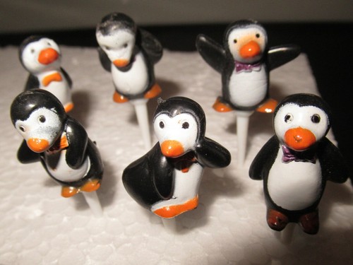 Christmas xmas penguin cake - xmas,
