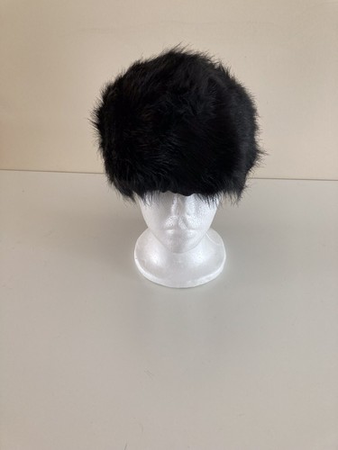 Womens black faux - black,