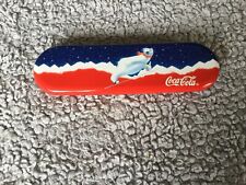 coca cola polar bear pencil case