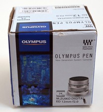 Silver Olympus M.Zuiko 12mm