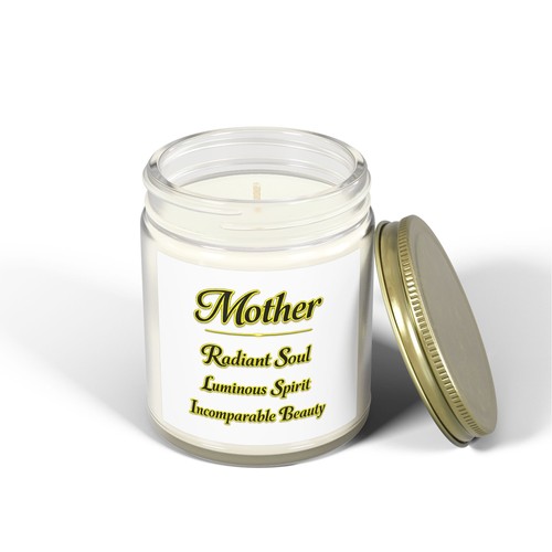 Mother poetry candle jar - |,