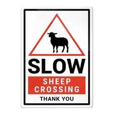 Sheep Animal Slow Warning