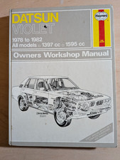 Haynes Workshop Manual Datsun