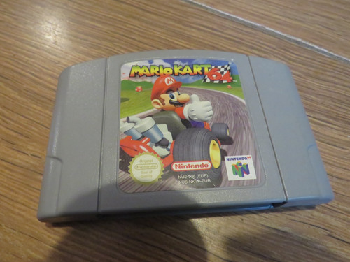 N64 mario kart game - kart, nintendo