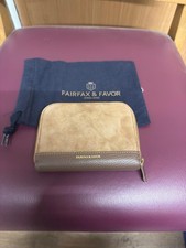 Fairfax and Favor Mini Salisbury Purse Tan Suede