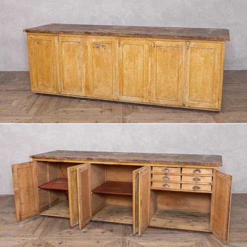 Vintage yellow pine kitchen - vintage,