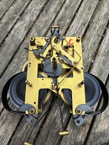 Vintage brass clock - vintage,