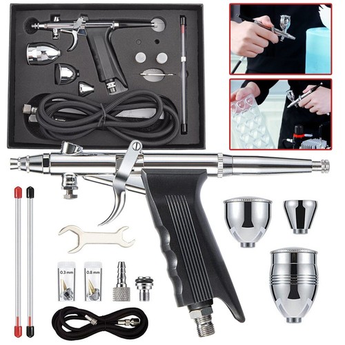 Spray gun dual action airbrush - gun,