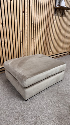 Dfs large foot stool - stool, velvet