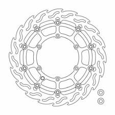 Beta RR-S 430 2021 Moto Masters Flame Supermoto Front Brake Disc