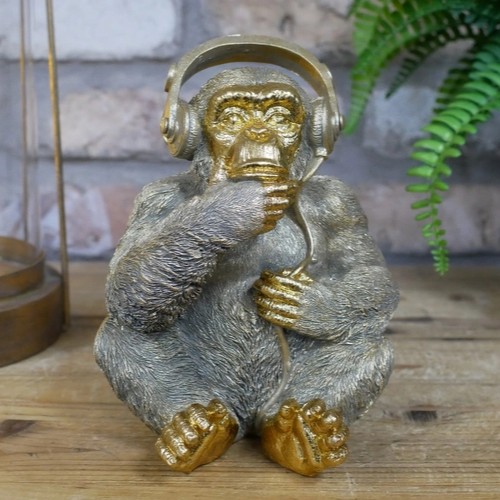 Gold silver monkey - &,