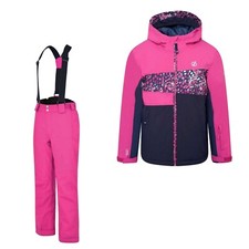 Dare2b Girls Kids Ski Jacket & Salopette Trousers Pants Set Snow Suit RRP £180