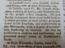 LEWES QUAKER RICKMAN ECCENTRIC