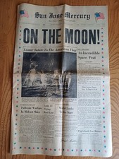 1969 Apollo 11 Moon Landing Vintage Full Newspaper from July
