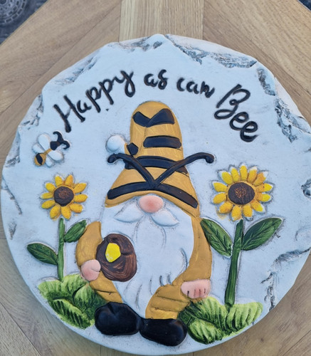Bee and gnome - and, ornament