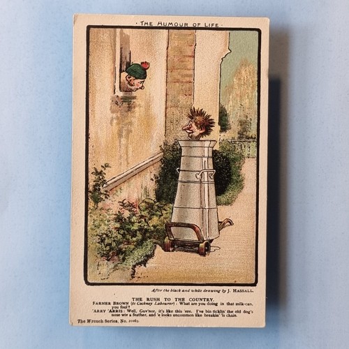 Comic postcard c1910 - postcard,