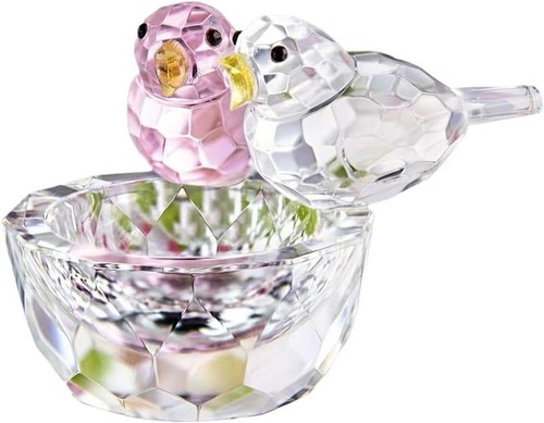 Crystal bird figurine - bird,