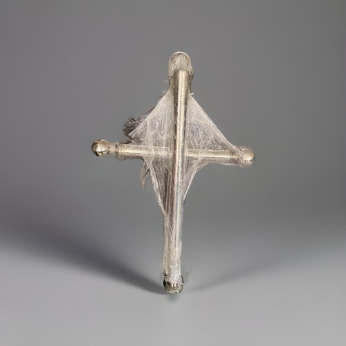 Antique large crucifix altar - antique,
