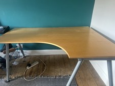 Ikea Galant Corner Desk with Extension. L180cms  w120cms and w80cms